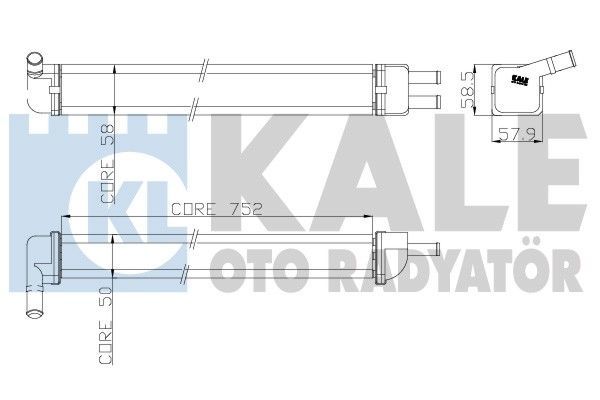 RENAULT 12 TOROS KALORİFER ORJİNAL NO: 7702252835