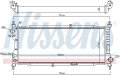 Opel Corsa B 1.5 Dizel Radyatör / Manuel, dizel  93-00 MODEL araclara Uyumludur Orjinal NO : 1300151