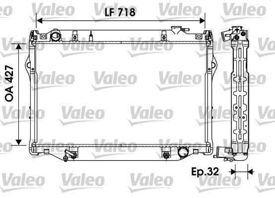 TOYOTA LAND CRUISER 80 RADYATÖR 1992-1997 ARASI OTOMATİK VİTES ARAÇLARA UYUMLUDUR ORJİNAL NO :16400-66040
