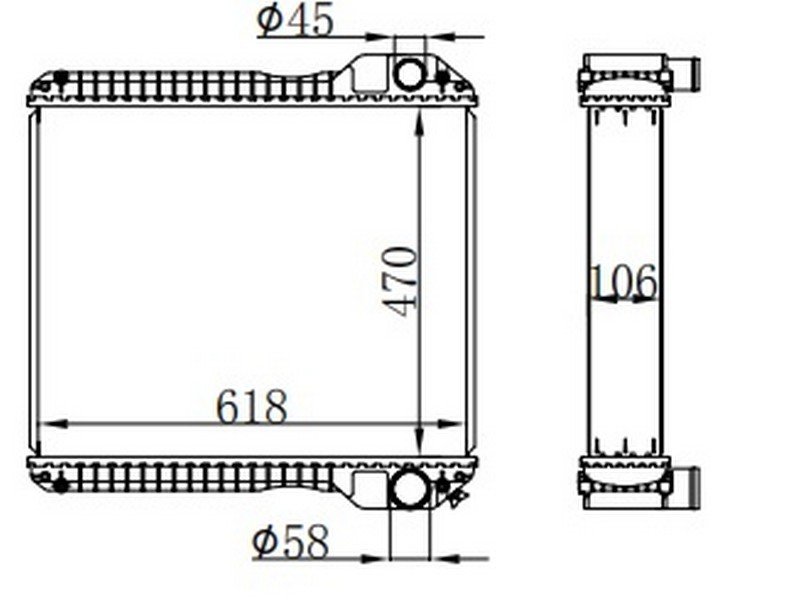 JCB 3CX ALTALTA RADYATÖR