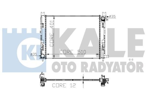 Renault Captur 4 Radyatör 1.2/1.5 dci / 1.6  Motor 2012 Model Sonrası Klimalı / Klımasız Araçlara Uyumludur. Orjinal No:214107326R