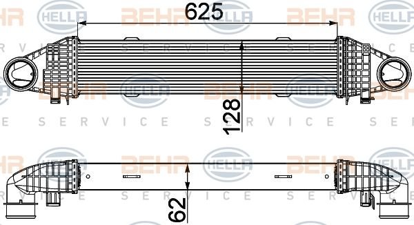 Mercedes W204 C180 C220 C320 CDI  İntercooler/Orjınal No:2045000300