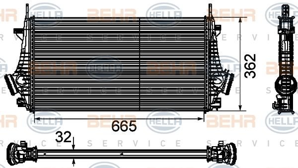Opel İnsıgnıa 1.6 1.8 2.0 İntercooler/Orjınal No:1302647