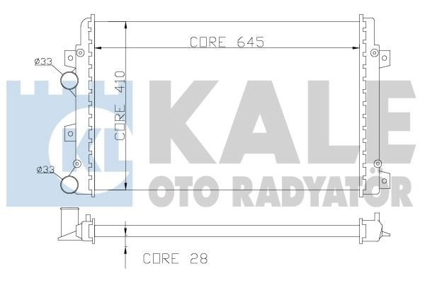 Audi A3 1.9 TDI, Volkswagen Caddy, Golf, Seat Toledo Radyatör/Manuel/klımalı 04+ model araclara uyumlu/orjınal no:1K0121253H