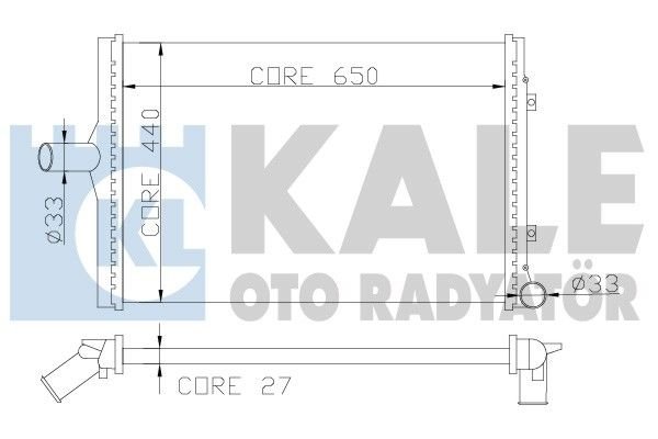 Audı A3 2.0 TDI, Seat Toledo, Volkswagen Golf 5 Radyatör/Manuel/otomatık/klımalı 04+ model aracalara uyumlu/orjınal no:1K0121251N