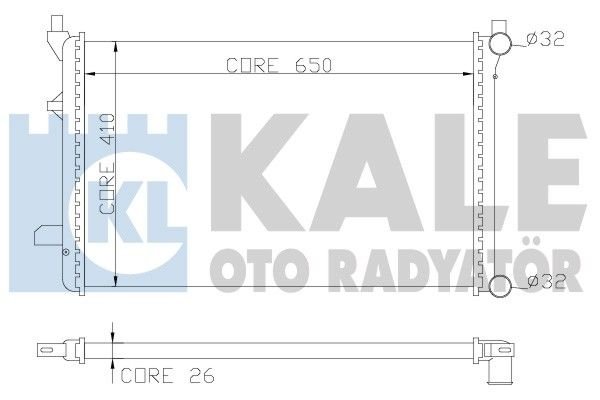 Audi A3 1.6i 1.6 FSI, Seat Toledo Radyatör/Manuel/otomatıık/klımalı araclara uyumlu/orjınal no:1K0121251P