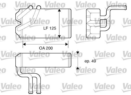 HONDA CİVİC KALORİFER PETEGİ 1987-1991 MODEL ARASI  ARAÇLARA UYUMLUDUR ORJİNAL NO
