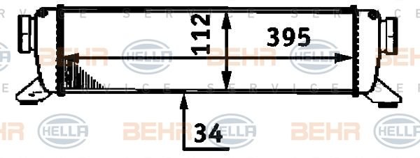 Mercedes A-170 İntercooler/98-04 Model araclara uyumlu/Orjınal NO:1685000000