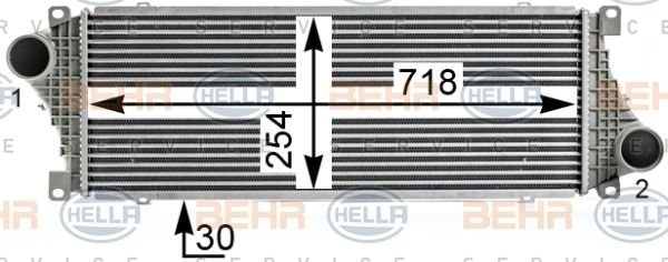 Volkswagen Volt LT II İntercooler/Orjınal No:2D0145805D