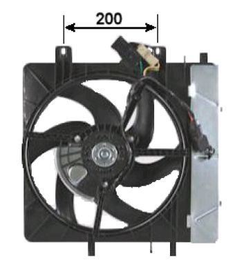 CİTROEN C2, C3, PEUGEOT 207, 1007 FAN 2006-2012 MODEL  ARASI ARAÇLARDA UYUMLUDUR. ORJİNAL NO:  1253.C6