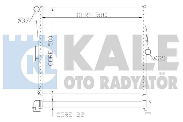 Bmw X3 E83 Radyatör/Manuel/otomatık/klımalı araclara uyumlu/orjınal no:3400013
