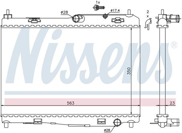Ford Fıesta 1.25 1.4 Radyatör/Manuel/klımalı 09+ model araclara uyumlu/orjınal no:8V518005BE