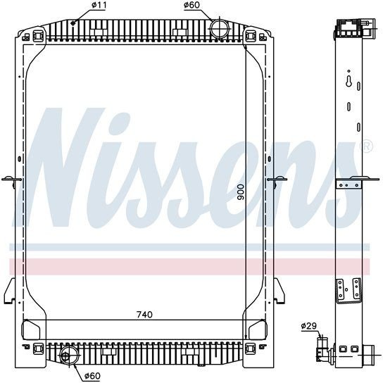 İVECO EURO TECH Radyatör/Orjınal No:93192910