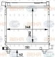 Mercedes W124 190 200 E Radyatör/Manuel araclara uyumlu/Orjınal No:2015003703