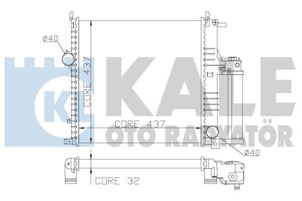 Opel Corsa D 1.2-1.4-1.6 Radyatör /Klimalı/ Hem Manuel Hem Otomatik  Araclara Uyumludur / Orjinal No:1300279