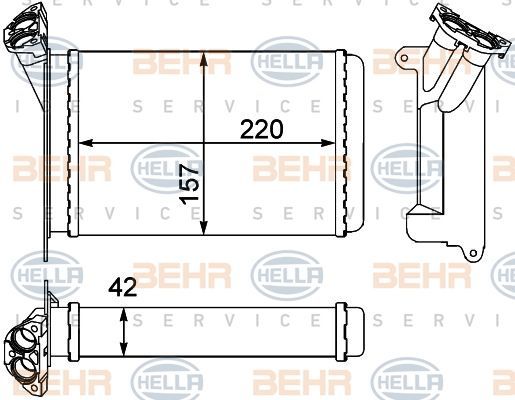 Bmw E30 Kalorifer Klımalı Araçlara Uyumludur /Orjinal No:1368875