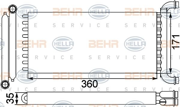 Mercedes Sprınter Kalorıfer/Orjınal no:0038358901