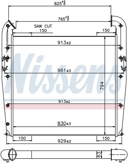 SCANİA  G İNTERCOOLER/ Orjınal NO:1477051
