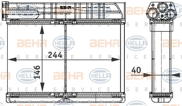 Bmw E36 E39 Kalorıfer/Orjınal no:1393212