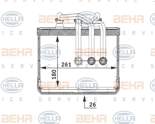 Bmw E65-66 Kalorıfer/Orjınal No:6906270