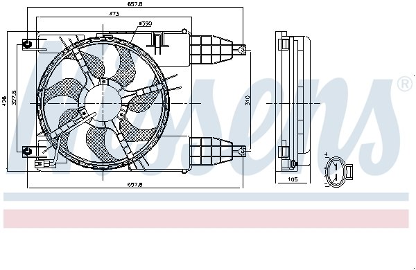 Chevrolet Aveo Fan Motoru 2008 model sonrası araçlarda uyumludur. Orjinal no: 94567001