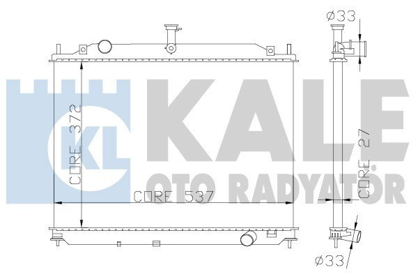 Hyundai Accent Era 1.5 CRDI Radyatör/Manuel/Klımalı 06+ model araclara uuymlu/Orjınal No:25310-1E300