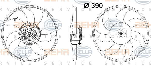 OPEL MERİVA 1.4 XER FAN MOTORU 2010 MODEL SONRASI ARAÇLARDA UYUMLUDUR. ORJİNAL N: 1341051