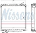 MAN L2000, M2000 RADYATÖR 1993 MODEL SONRASI ARAÇLARDA UYUMLUDUR. ORJİNAL NO: 81061016324