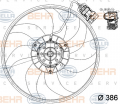 OPEL CORSA C 1.3,1.7 FAN MOTORU 2004 MODEL SONRASI ARAÇLARDA UYUMLUDUR. ORJİNAL N: 1341388