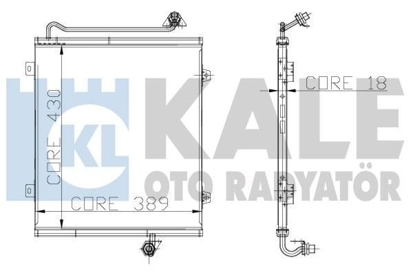 Renault 19 Klıma Radyatörü/Orjınal No:7702260436/7700272466