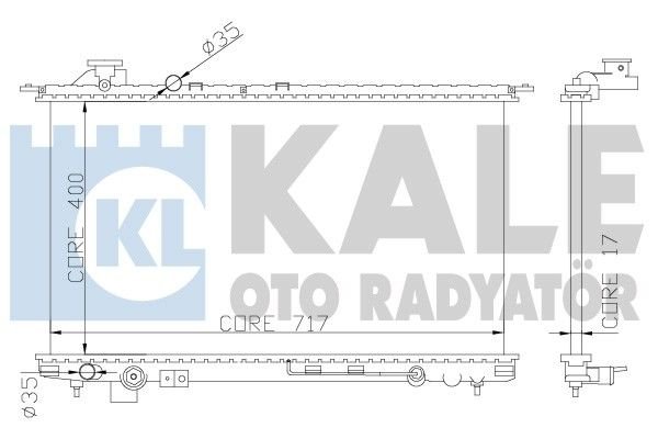 Hyundaı Sonata 2.0 2.4 2.5 3.0 Radyatör/Otomatık/Klımalı 98-04 model araclara uyumlu/Orjınal No:25310-38050