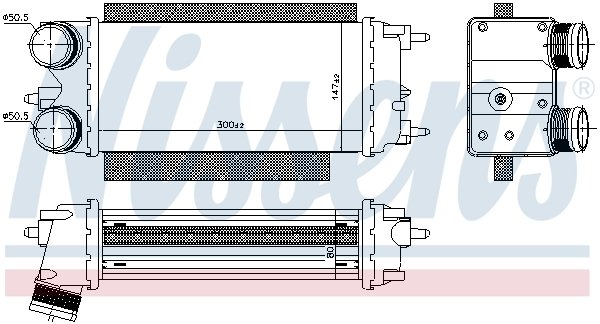 Ford Transit İntercooler 2014 model sonrası dizel manuel araçlarda uyumludur. Orjinal no: 1882817