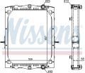 DAF CF65, LF45, LF55 RADYATÖR 2001 MODEL SONRASI MANUEL ARAÇLARDA UYUMLUDUR. ORJİNAL NO: 1405176