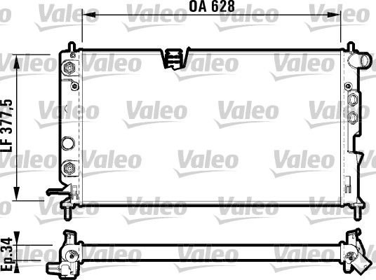 OPEL VECTRA  B RADYATÖR 95-02 MODEL ARASI  KLİMALI ARACLARA UYUMLUDUR ORJINAL NO: 1300180