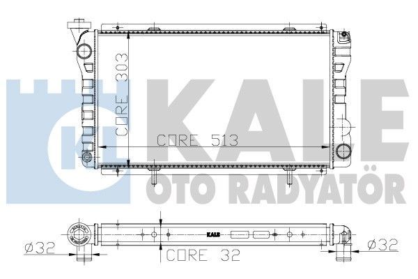 DACIA 1310 1.4 RADYATÖR 2 SIRA ORJİNAL NO: 8200306483