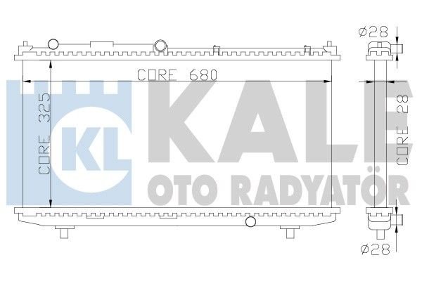 Mazda 323 1.3 1.5 1.8 Radyatör/Manuel/Klımalı 98-00 model araclara uyumlu/orjınal NO:ZL01-15-200A