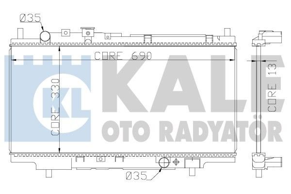 Mazda 323 1.3 1.5 1.6 1.8 Radyatör/Manuel/klımasız 94-98 model araclara uyumlu/Orjınal No:B6BF-15-200G