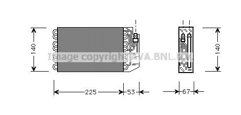 Mercedes W140  Evaporatör/Orjınal No:1408302358