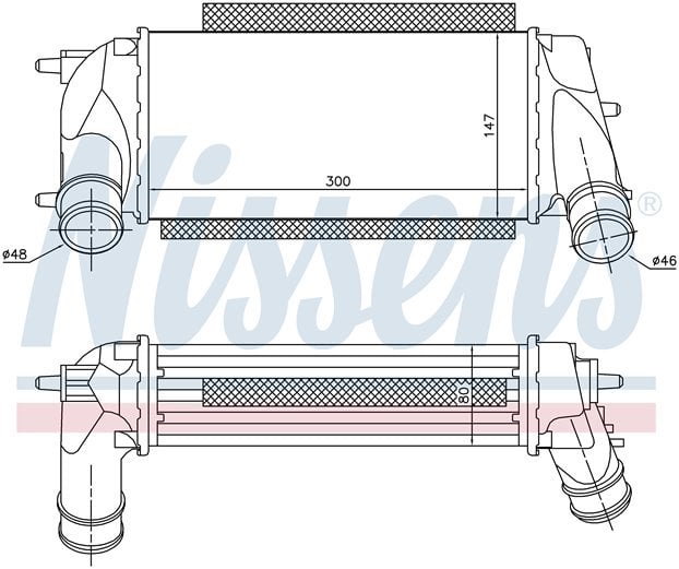 FORD B-MAX, FİESTA İNTERCOOLER 2012 MODEL SONRASI MANUEL ARAÇLARDA UYUMLUDUR. ORJİNAL NO:  C1B19L440AB