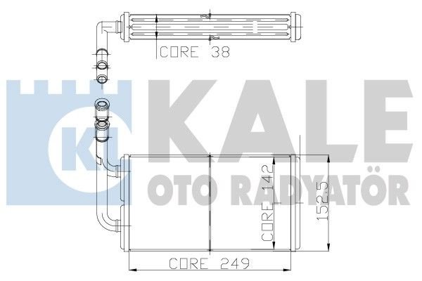Ford Transıt Kalorıfer/94-00 model aracalara uyumlu/orjınal no:95VW18476AB