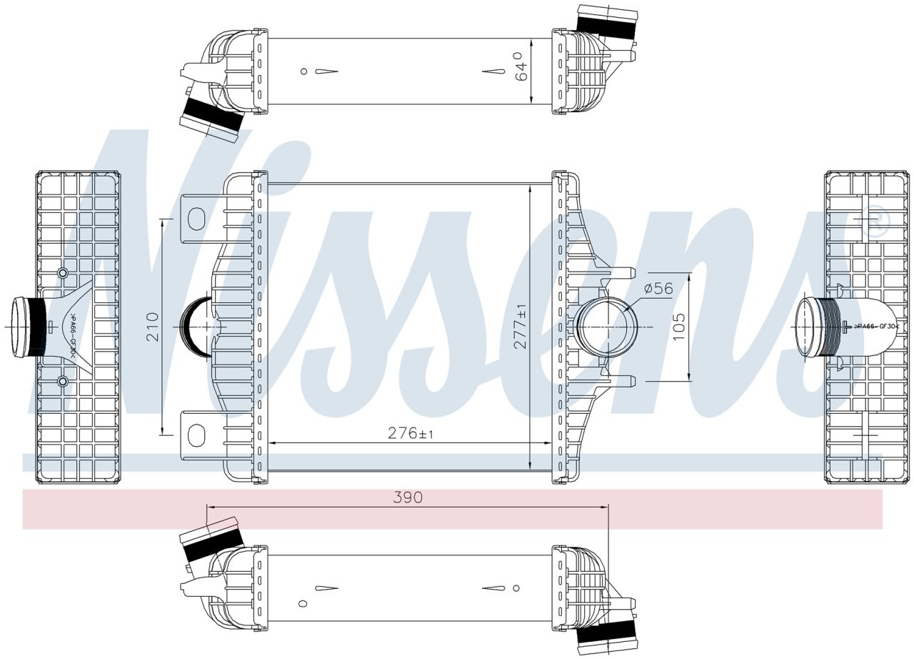 LAND ROVER RANGE ROVER, RANGE ROVER SPORT İNTERCOOLER 2012 MODEL SONRASI KLİMALI ARAÇLARDA UYUMLUDUR. ORJİNAL NO: LR036432