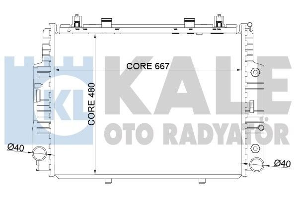 Mercedes W 140 400 420 500 600 Radyatör/Manuel/Otomatık/klımalı araclara uyumlu/Orjınal No:1405001003
