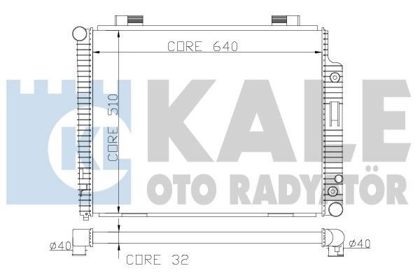 MERDECES W210 KASA E200 RADYATÖR  KLIMALI OTOMATIK 97 MODEL SONRASI  ARACLARA UYUMLUDUR ORJINAL NO:2105003003