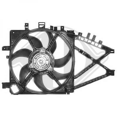 OPEL COMBO - CORSA  1,3 FAN MOTORU DAVLUMBAZLI PERVANE MOTOR ÇERÇEVE