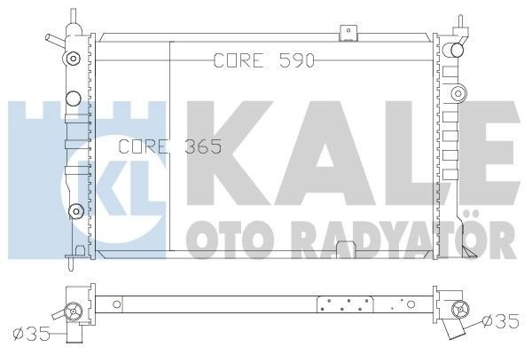 OPEL ASTRA F RADYATÖR 91-96 MODEL ARASI  KLİMALI ARACLARA UYUMLUDUR ORJINAL NO: 1300147