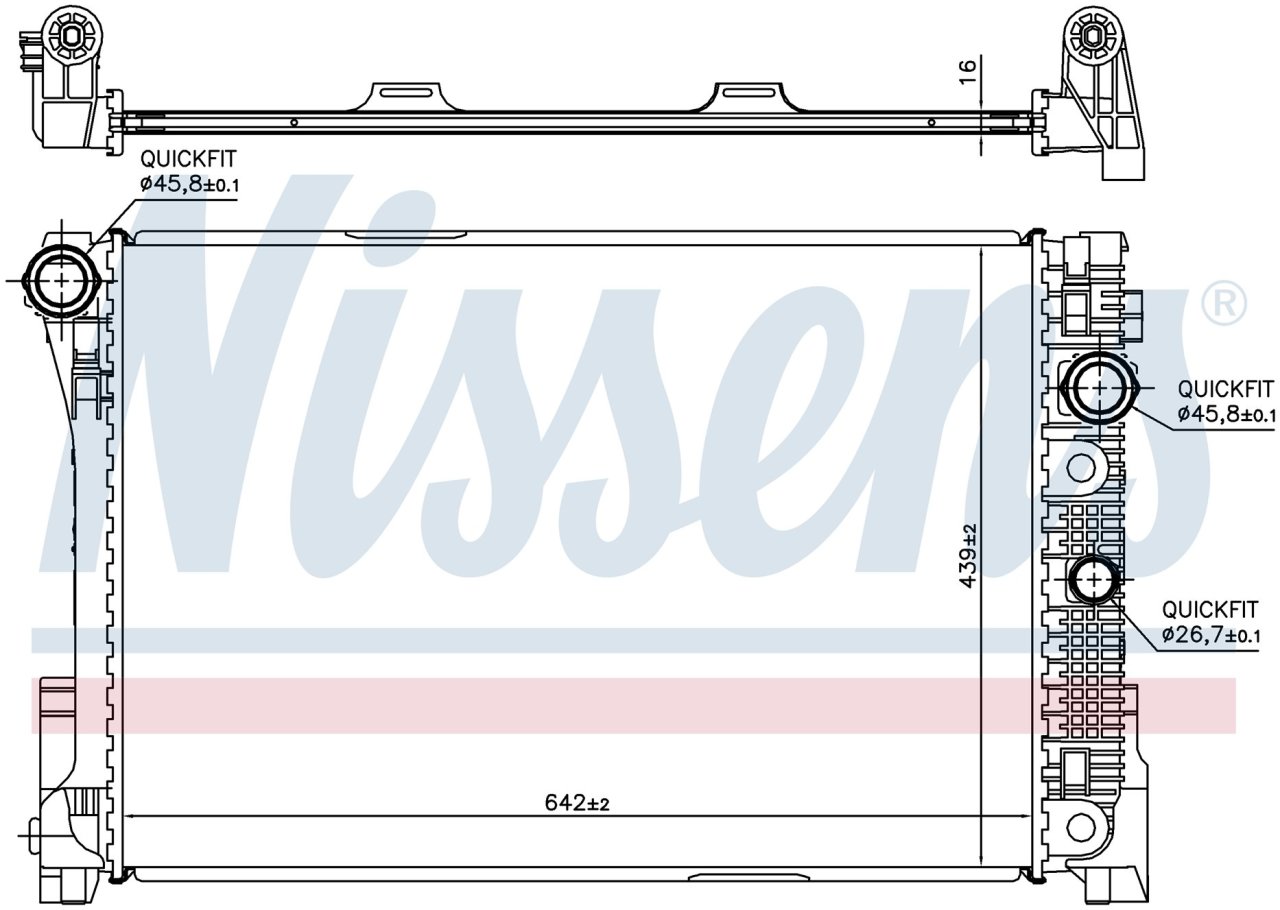 MERCEDES C180 CGI RADYATÖR 2007 MODEL SONRASI BENZİNLİ MANUEL ARAÇLARDA UYUMLUDUR. ORJİNAL NO:2045000303