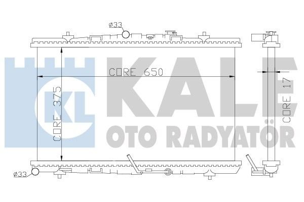 Opel Astra H 1.7 CDTİ Radyatör/Manuel/Klimalı araclara uyumludur/Orjinal No:1300269