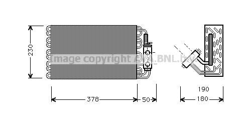 Mercedes W140 Evaporatör/Orjınal No:1408302158