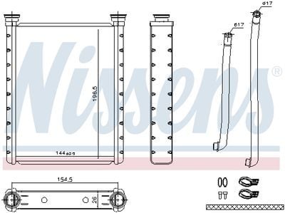 TOYOTA YARİS/URBAN CRUİSER KALORİFER RADYATÖRÜ OEM:871070D050