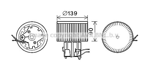 FİAT ALBEA, PALİO, STRADA KALORİFER MOTORU 1996 MODEL SONRASI ARAÇLARDA UYUMLUDUR. ORJİNAL NO:  7078734